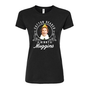 Women's - ELF - Christmas Ninny Muggins Fitted Graphic T-Shirt - 1 of 3