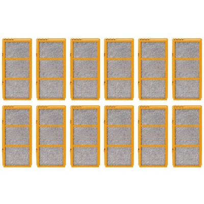 Nispira 3-in-1 True HEPA Activated Carbon Air Filter Replacement Compatible with Holmes AER1 Smoke Grabber HAPF30AS-U4R Air Purifier, 12 Packs