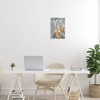 Stupell Industries Modern Blue Brushed Sitting Nude Wall Plaque Art, 10" x 15" - 3 of 4