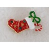 Anna-Kaci Golden Tone Christmas Brooch Pins Sparkly Rhinestones Enamel Lapel Pin for Women - 4 of 4