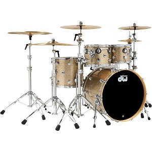 DW Collectors Series 4-Piece SSC Maple Shell Pack With Chrome Hardware Nickel Sparkle Glass - 1 of 4