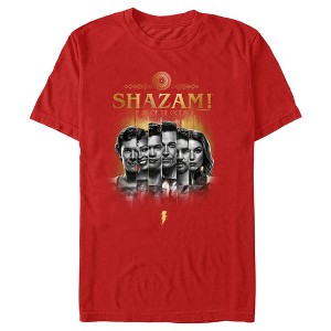 Men's Shazam! Fury of the Gods Black and White Photos T-Shirt - 1 of 4