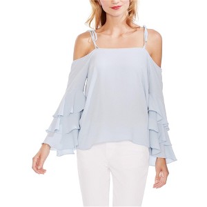 Vince Camuto Womens Tiered Sleeve Pullover Blouse - 1 of 1