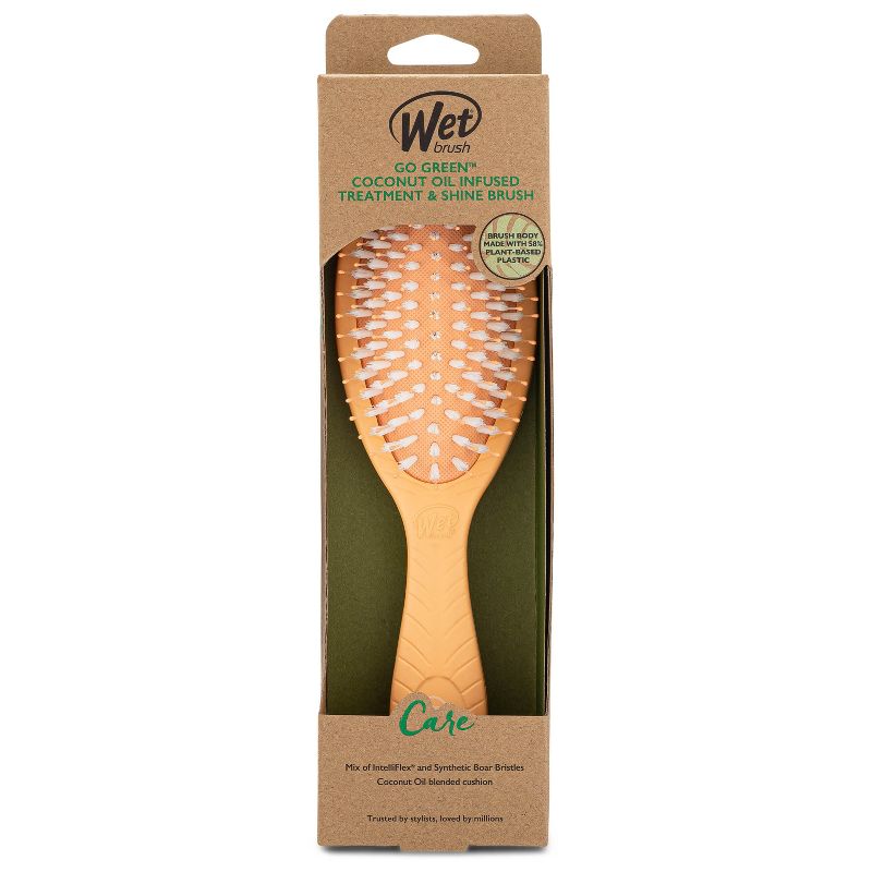 Wet Brush Go Green Coconut Oil Infused Hair Brush - Coral, 5 of 12