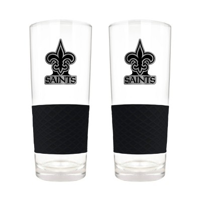 NFL New Orleans Saints 22oz Pint Glass Set