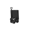 Beach Wagon,Collapsible Wagon 220lbs with Big Wheels Foldable Wagon Carts, Heavy Duty 300L Folding Utility Garden Cart Black - 4 of 4