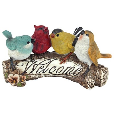 Design Toscano Birdy Welcome Statue - Multicolored