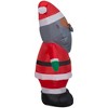 Gemmy Christmas Airblown Inflatable Santa, 4 ft Tall, Multi - 3 of 4