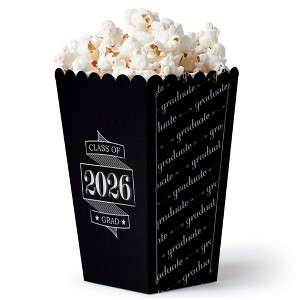 Big Dot of Happiness Graduation Cheers - 2026 Graduation Party Favor Popcorn Treat Boxes - Set of 12 - 1 of 4