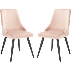 Zoi Upholstered Dining Chair (Set of 2) - DCH7500 - Safavieh - 1 of 4
