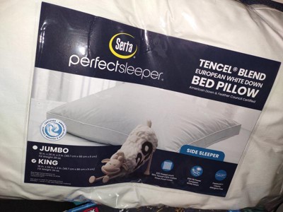 Perfect Sleeper Cool & Comfy Jumbo Bed Pillow