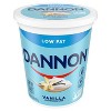 Dannon Low Fat Non-GMO Project Verified Vanilla Yogurt - 32oz Tub - image 2 of 4