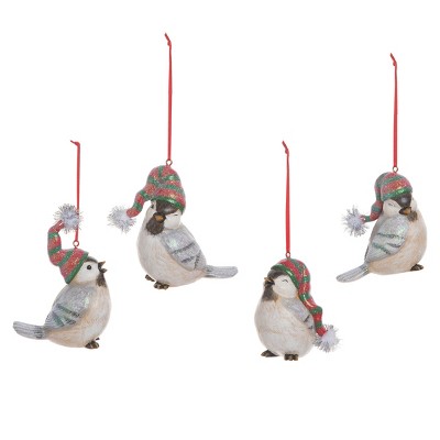 Gallerie II Holiday Chickadee Holiday Christmas Xmas Ornament Polyresin A/4