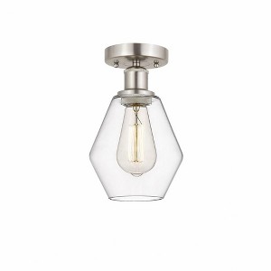 Cindyrella - 1 Light Semi-Flush Mount In Nautiical Style-10.25 Inches Tall and 6 Inches Wide - 1 of 1