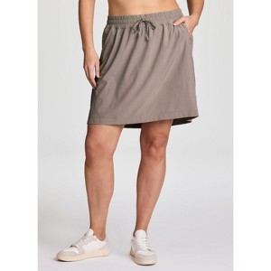 RBX Active Women's Long Length Active Skirt with Built In Shorts, Quick Drying Skort for Workouts, Sports and Travel - 1 of 4