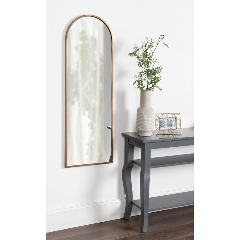 16" x 48" Valenti Tall Framed Arch Mirror - Kate and Laurel, 6 of 12