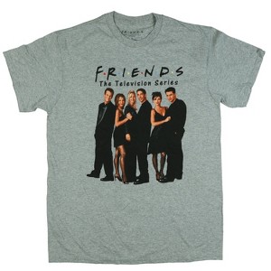 Seven Times Six Friends T-Shirt Men's The Television Series Cast Photo Short Sleeve Tee - 1 of 4