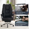 Efomao Big and Tall Ergonomic Office Chair 400lbs, Leather High Back Executive Desk Chair with Footrest - 2 of 4