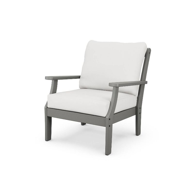 POLYWOOD Braxton Deep Seating Outdoor Patio Club Chair, 1 of 2