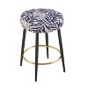 NicBex Counter Height Bar Stools Set of 2,Upholstered Dining Chair Stools with Golden Footrest for Kitchen Island,Coffee Shop,Kitchen - 4 of 4
