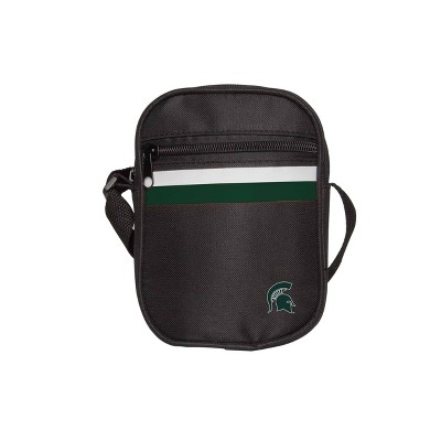 NCAA Michigan State Spartans Black Mini Messenger Bag