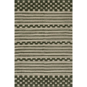 Carmeon Hamilton Nubi Bohemian Striped Hand Woven Rug - 1 of 4