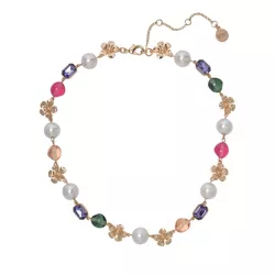 Isaac Mizrahi New York Mixed Bead Collar Necklace