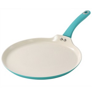 Gibson Rexford 11 Inch Ceramic Nonstick Aluminum Pancake Pan in Linen - 1 of 4
