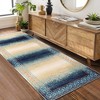 Modern Washable Area Rugs Living Room Bordered Boho Rug Ombre Area Rug Ultra Soft Bedroom Decor No Shedding Non Slip Carpet - 2 of 4