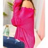 Women's Frayed Light Weight Sweater - Mainstrip - 3 of 4
