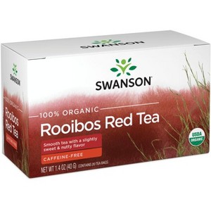 Swanson 100% Organic Rooibos Red Tea 20 Bags. - 1 of 2