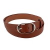 CTM Women's  Belt with Centerbar Buckle (Pack of 2 Colors) - 2 of 4
