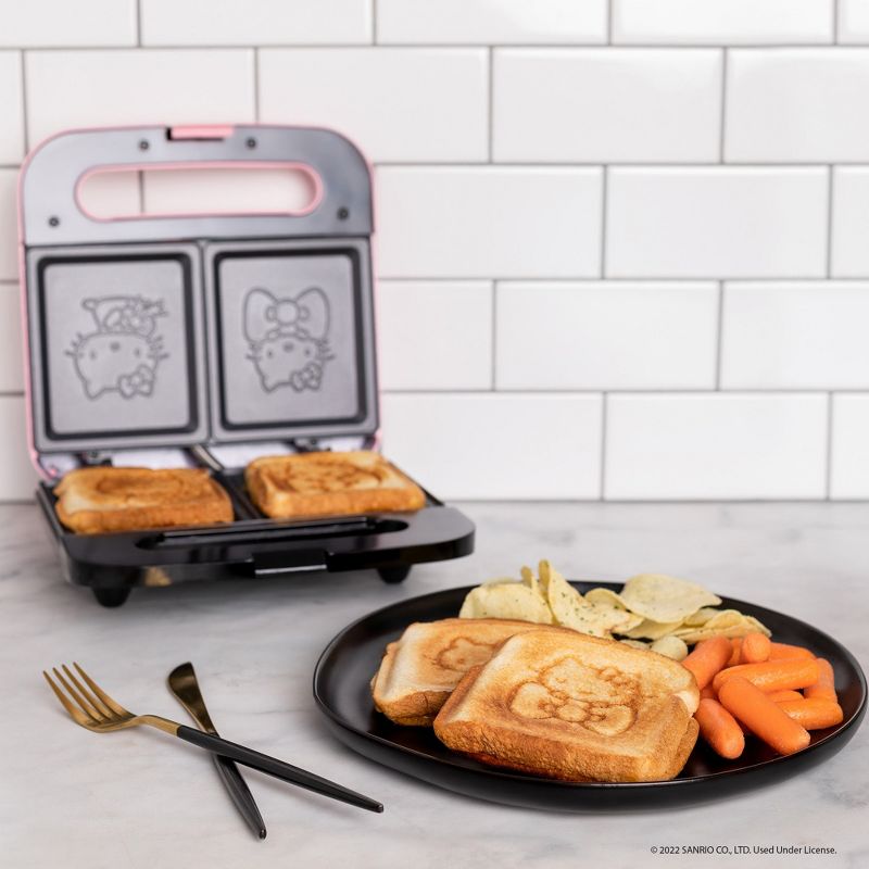 Uncanny Brands Hello Kitty Pink Grilled Cheese Maker, 4 of 10