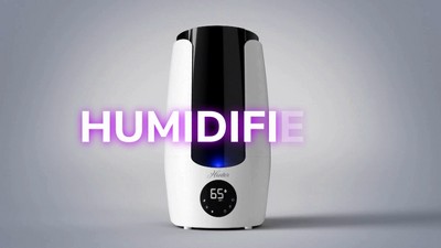 Hunter HP800 Graphite Large Console Air Purifier with HEPA Filter