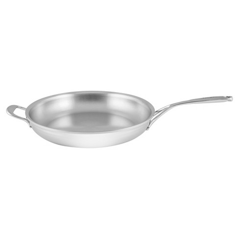 Demeyere Industry 5-Ply 12.5 Stainless Steel Fry Pan with Helper Handle