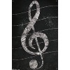 Trends International Treble Clef - Chalk Unframed Wall Poster Prints - 4 of 4