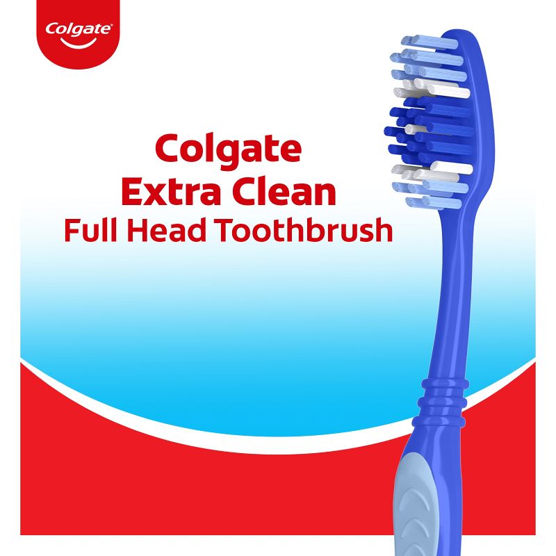 Colgate Extra Clean Full Head Medium Toothbrush, 4 of 11