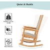 Fortune Candy 1 Person Anti-Rollover HIPS Rocking Chair - 3 of 4