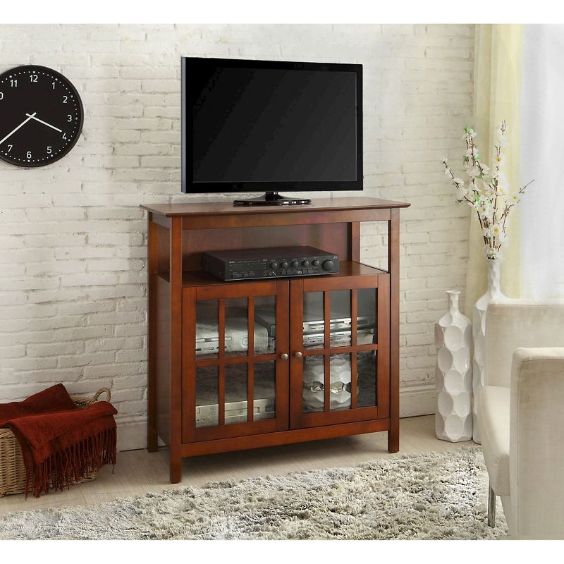 Big Sur Highboy TV Stand for TVs up to 42" with Storage Cabinets - Breighton Home, 4 of 5