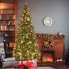 Resenkos 7.5ft Automatic Tree Structure PVC Material 600 Lights Warm Color 8 Modes 1200 Branches Christmas Tree Green - 2 of 4