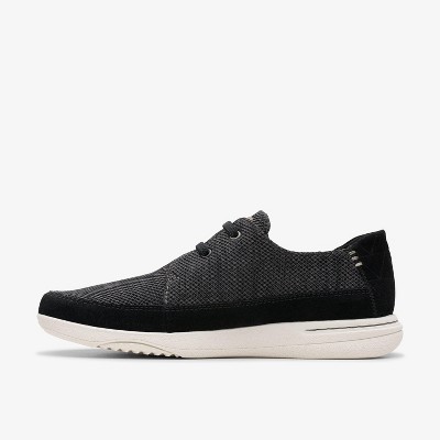 Clarks Mens Easeway Lace Black Combination Shoes 7.5 Medium — фото 2