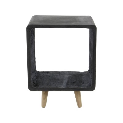 Fiber Clay Wood Accent Table 16w 21h Olivia & May Target