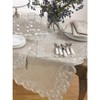 Saro Lifestyle Embroidered Design Placemat, 14"x20" Oblong, Natural (Set of 4) - 2 of 4