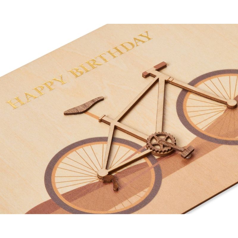 Wood Bicycle Card - PAPYRUS, 6 of 7