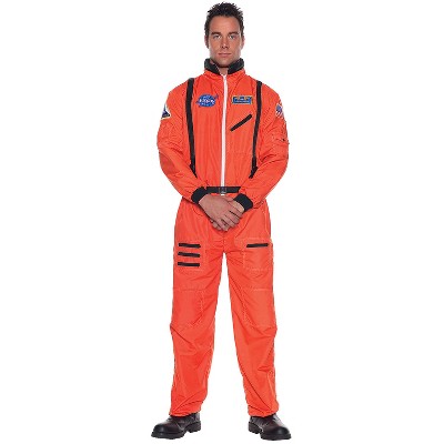 orange space suit costume