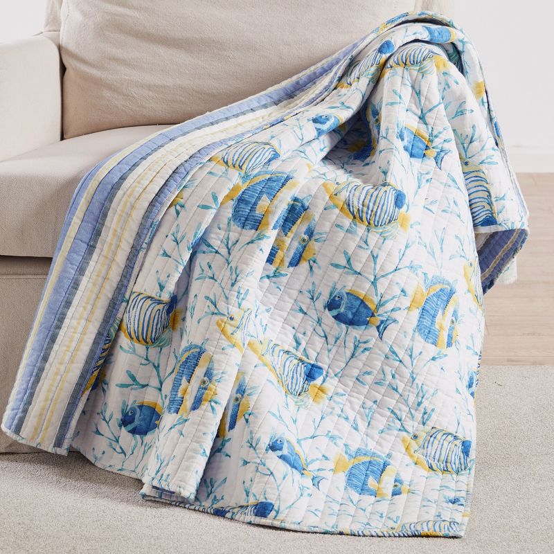 Tropical Sea Throw - One Quilted Throw - Levtex Home, 1 of 4