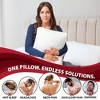 Core Products Adjust-A-Loft Fiber Adjustable Comfort Pillow with Cooling Memory Foam Insert, Standard Size - 2 of 4