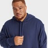 Men's Cotton Fleece Hooded Sweatshirt - All In Motion™ - 3 of 3