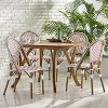 GDFStudio Brandy Outdoor Wicker Weave Bistro Chairs (Set of 4) - 2 of 4