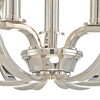 Minka Lavery Modern Industrial Ceiling Light Semi Flush Mount Fixture 14" Polished Nickel Openwork Shade for Bedroom Living Room - 3 of 3